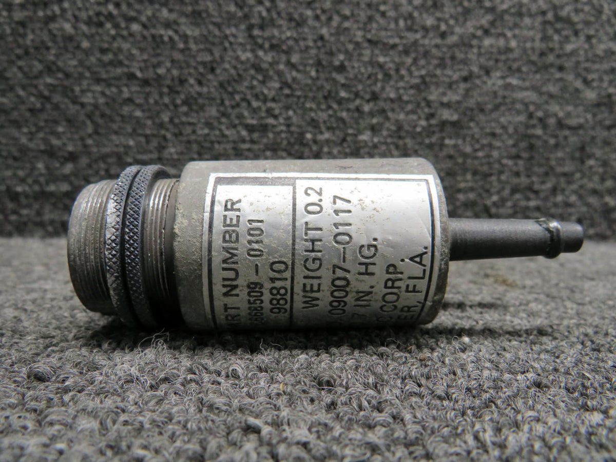 Aerosonic 09007-0117 (Alt: C668509-0101) Aerosonic Suction Indicator (Worn Face)
