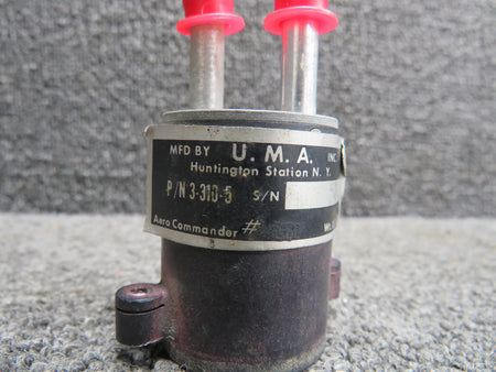 UMA 3-310-5 UMA Inc. Gyro Suction Indicator (Cloudy Screen)