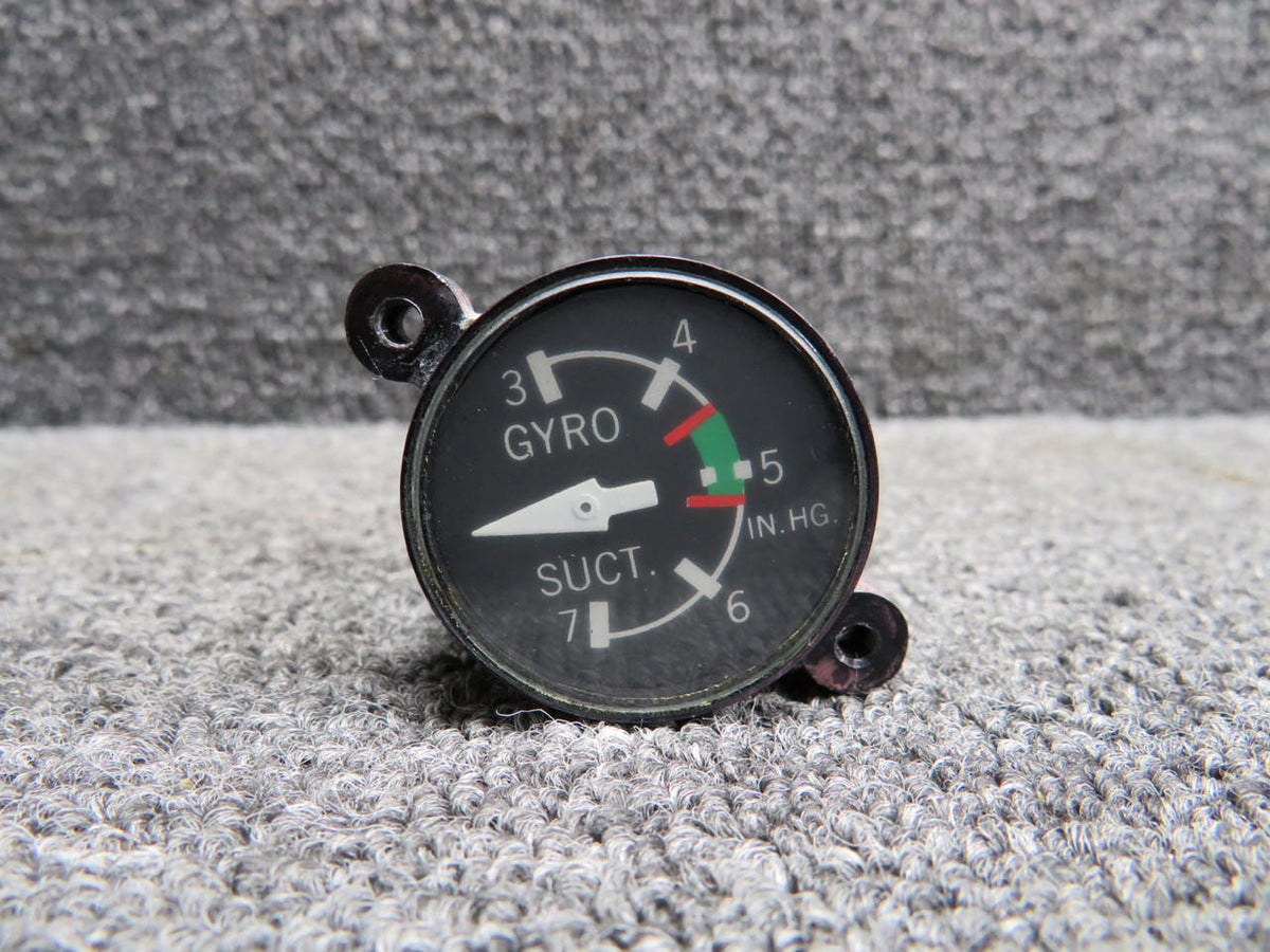 UMA 3-310-5 UMA Inc. Gyro Suction Indicator (Cloudy Screen)