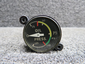 3-311-3 UMA Oil Pressure Indicator w Mounting Holes (Worn Face)