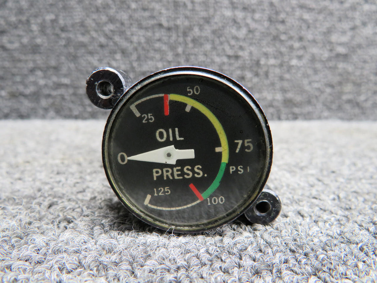 UMA 3-311-3 UMA Oil Pressure Indicator w Mounting Holes (Worn Face)