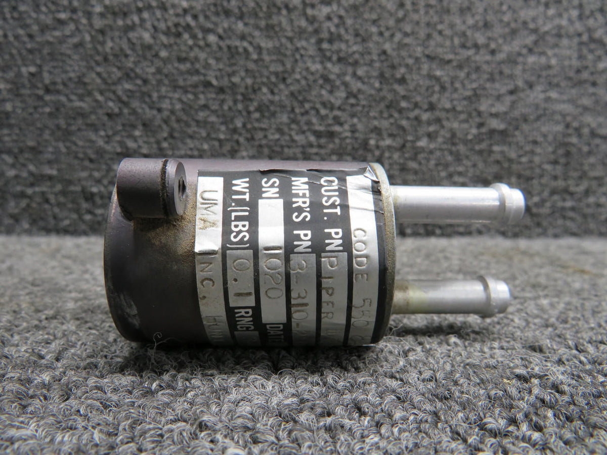 UMA 3-310-2 (Alt: 46320) Uma Gyro Pressure (Cloudy Glass) (Code: 550-846)