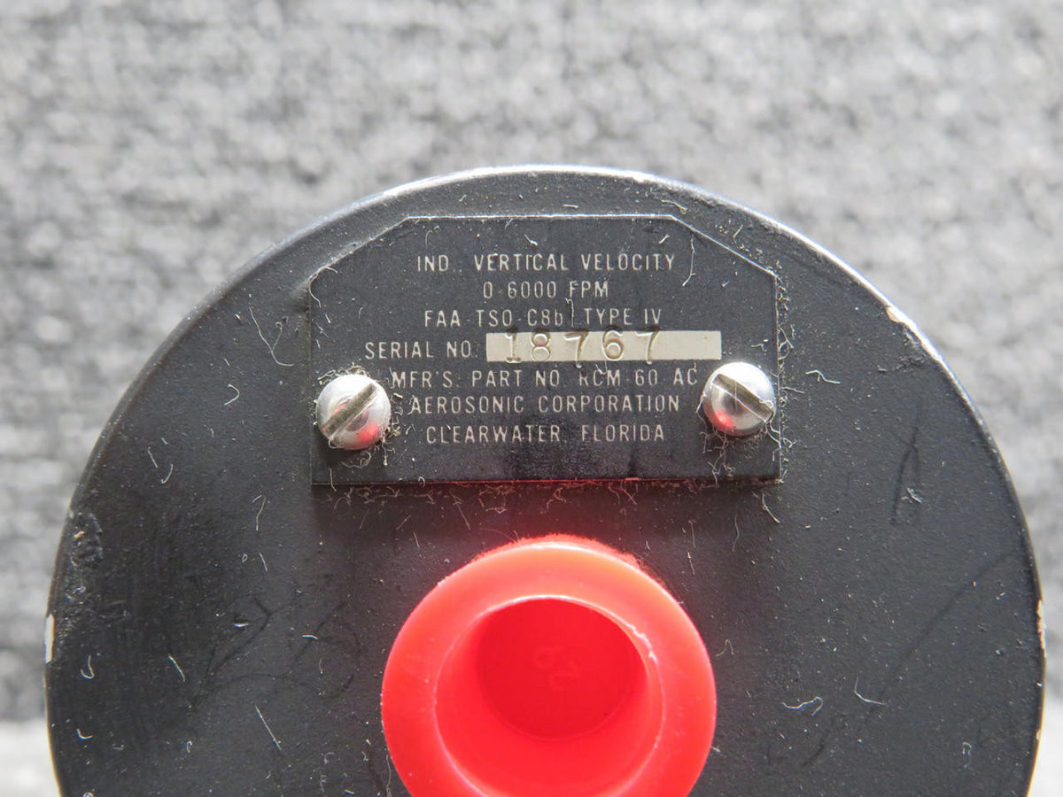 Aerosonic RCM-60-AC Aerosonic Vertical Velocity Indicator