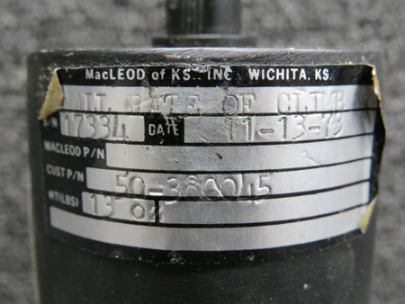 MacLeod 50-380045 Macleod Rate of Climb Indicator