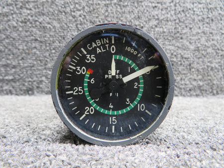 Aerosonic 57035-0108 Aerosonic Cabin Pressure Indicator (Range: 0-35000 FT)