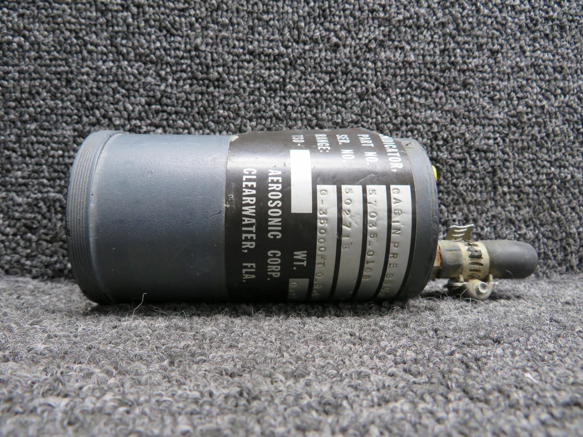 Aerosonic 57035-0108 Aerosonic Cabin Pressure Indicator (Range: 0-35000 FT)