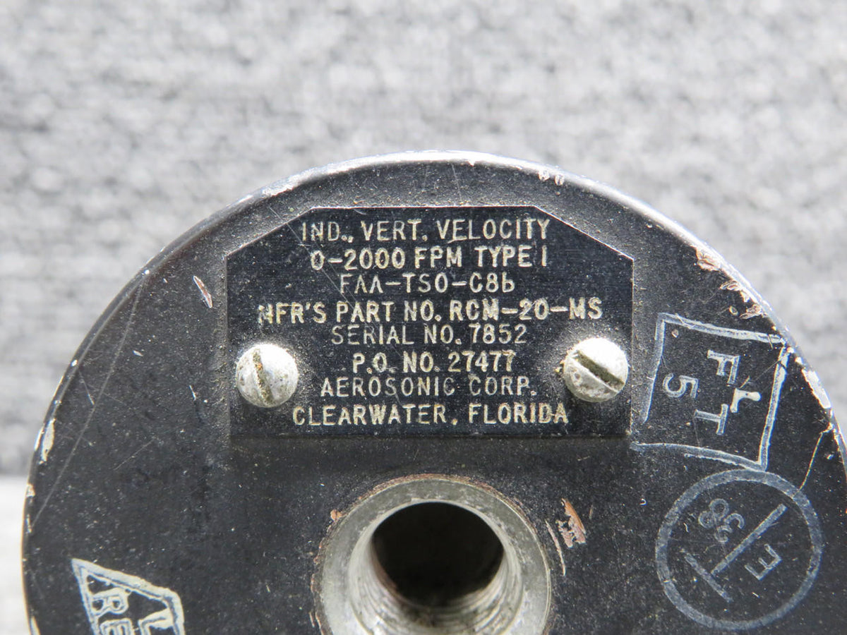 Aerosonic RCM-20-MS Aerosonic Vertical Velocity Indicator