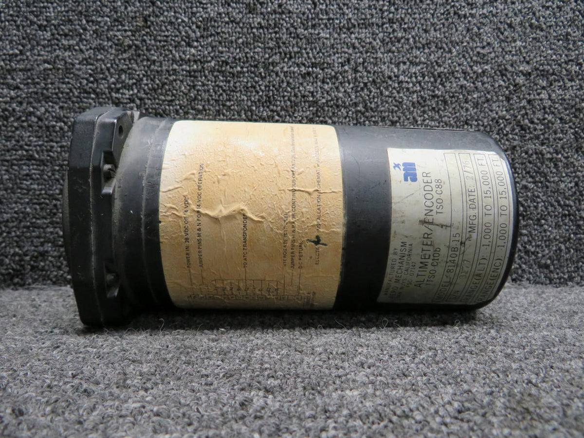 Aero Mechanism 8140B-15 Aero Mechanism Altimeter Encoder (Discolored Face)