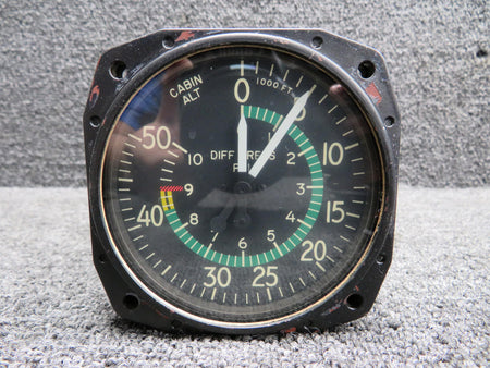 Aerosonic CDP-10-AC-501 Aerosonic Cabin Altimeter and Differential Pressure Indicator