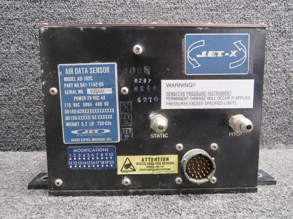 JET Electronics 501-1142-05 JET Electronics AD-102C Air Data Sensor (Volts: 28)