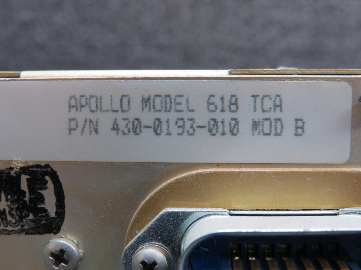 II Morrow  430-0193-010 II Morrow Apollo 618TCA Data Selector Mod B with Tray