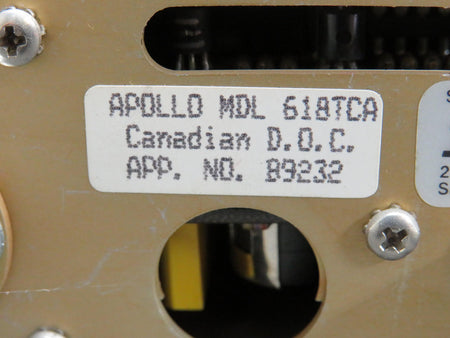 II Morrow Apollo 618TCA Data Selector with Tray