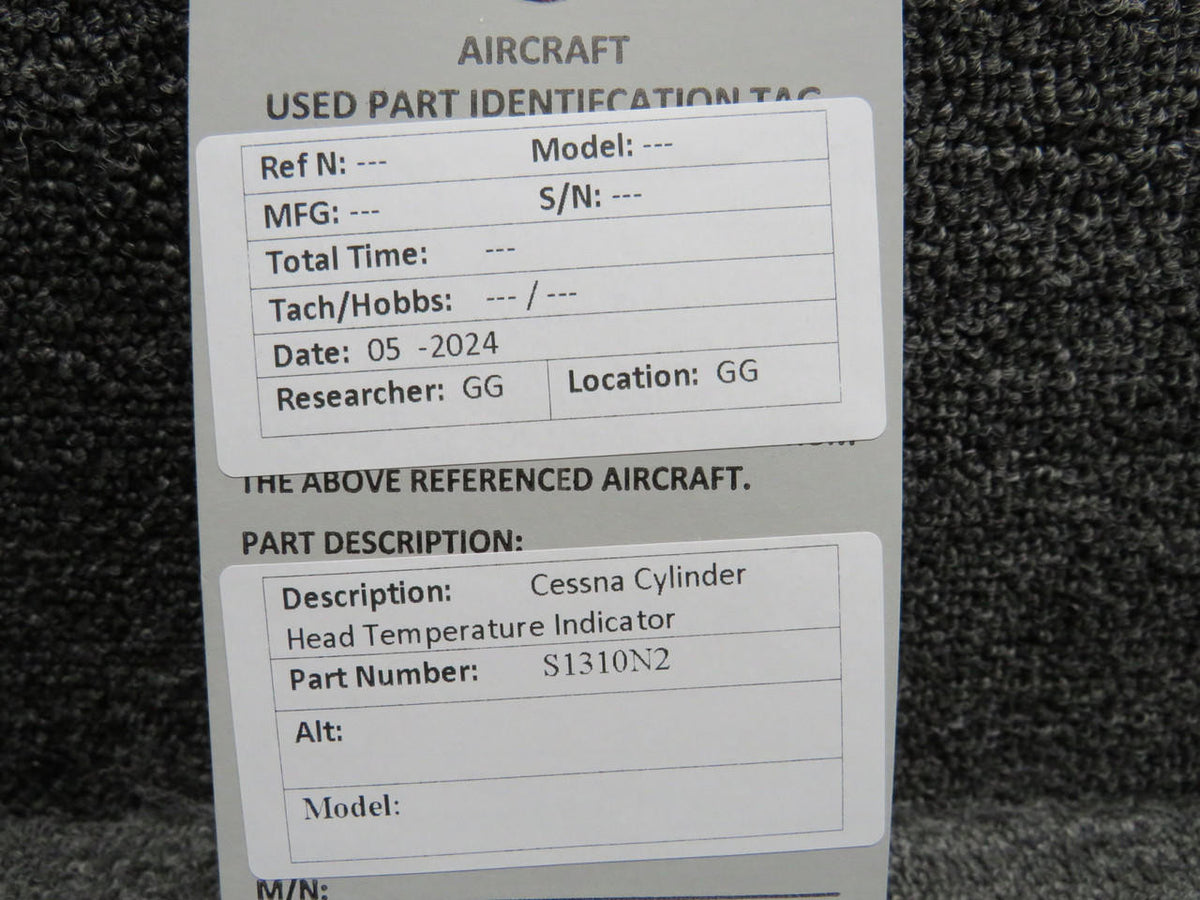 Cessna Aircraft Parts S1310N2 Cessna Cylinder Head Temperature Indicator