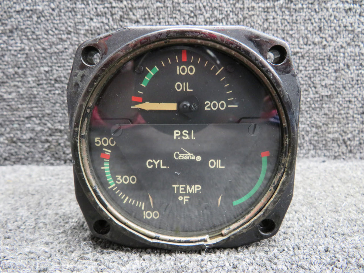 Garwin 22-804-013 Garwin Tri-Engine Gauge Indicator (Yellowed Face)