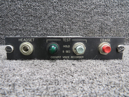 Mitsubishi MU-300 Cockpit Voice Recorder Panel
