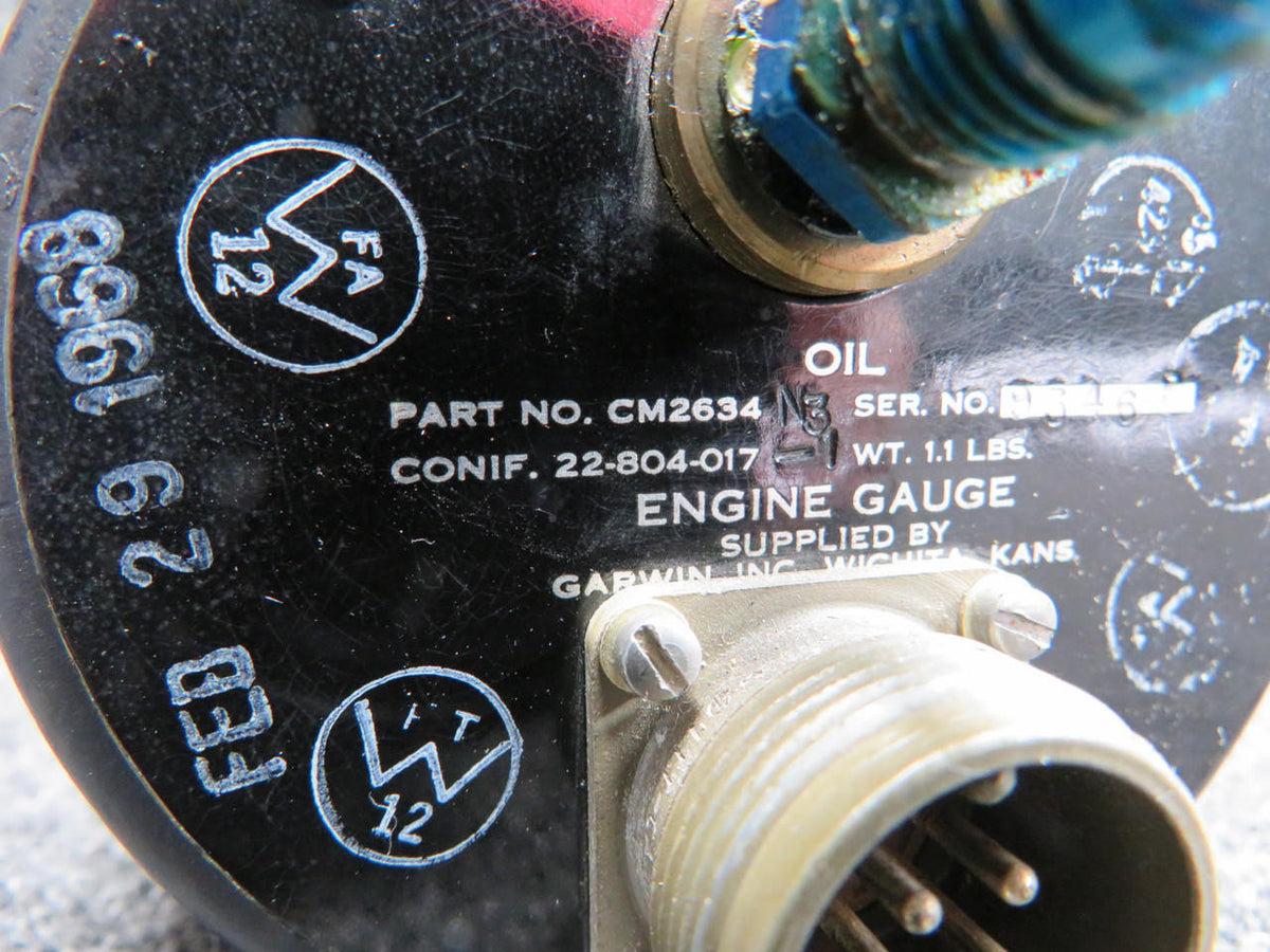 Garwin 22-804-017-1 (Alt: CM2634-N3) Garwin Tri-Gauge Engine Indicator