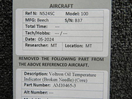 voltron AM10465-3 Voltron Oil Temperature Indicator (Broken Needle) (Core)