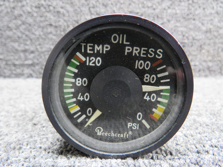Aerosonic 68820-1121 Aerosonic Dual Oil Pressure and Temp Indicator (Face Separating)