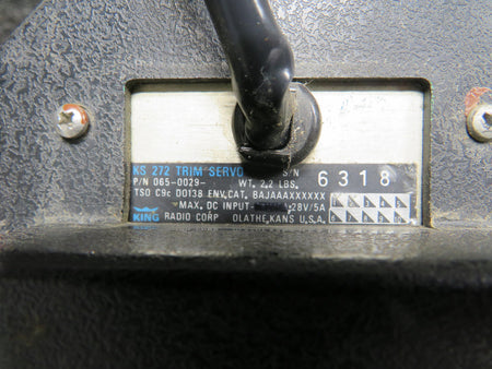 King Radio 065-0029 King Radio KS-272 Trim Servo with Modifications (Volts: 28)