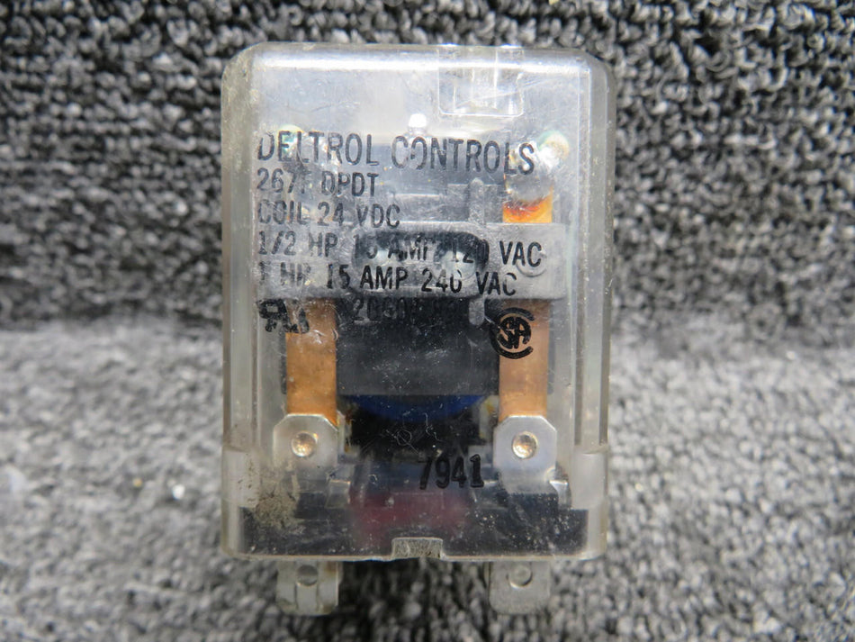 Deltrol Controls 20607-82 Deltrol Controls Relay (Volts: 24) (Broken Bracket)