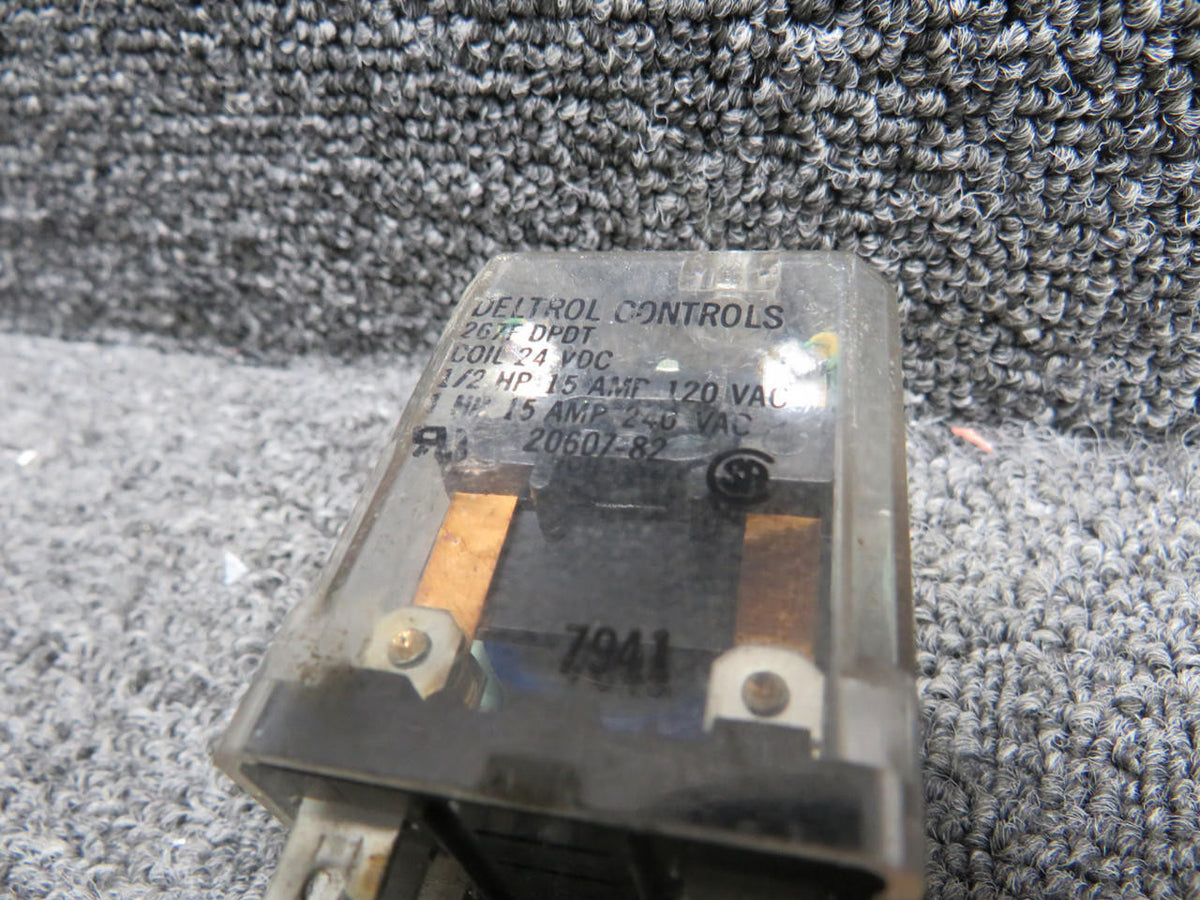 Deltrol Controls 20607-82 Deltrol Controls Relay (Volts: 24) (Broken Bracket)