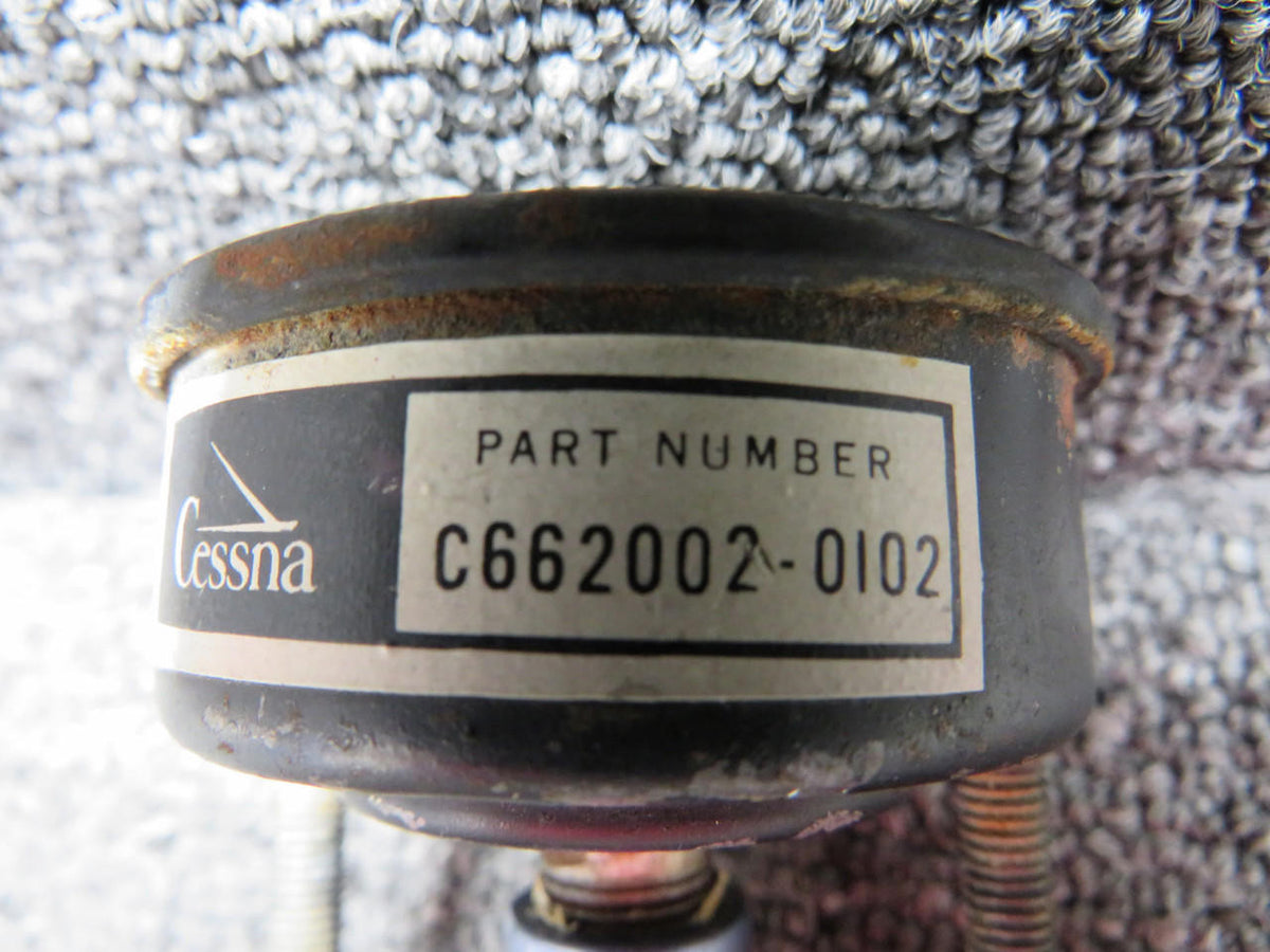 Cessna Aircraft Parts C662002-0102 Cessna Oil Pressure Indicator (Worn & Faded Face)