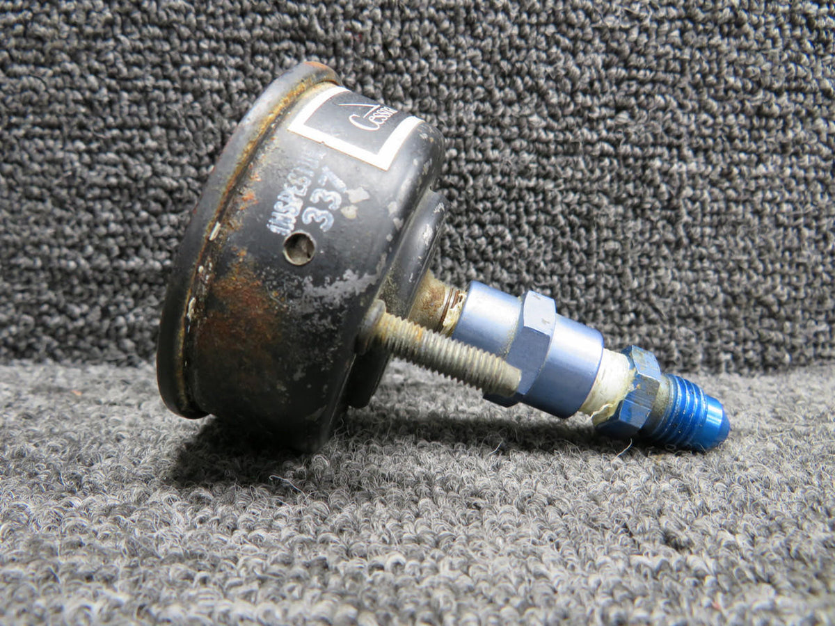 Cessna Aircraft Parts C662002-0102 Cessna Oil Pressure Indicator (Worn & Faded Face)