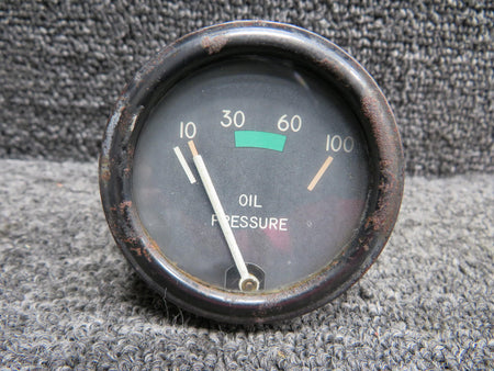 Cessna Aircraft Parts C662002-0102 Cessna Oil Pressure Indicator (Worn & Faded Face)