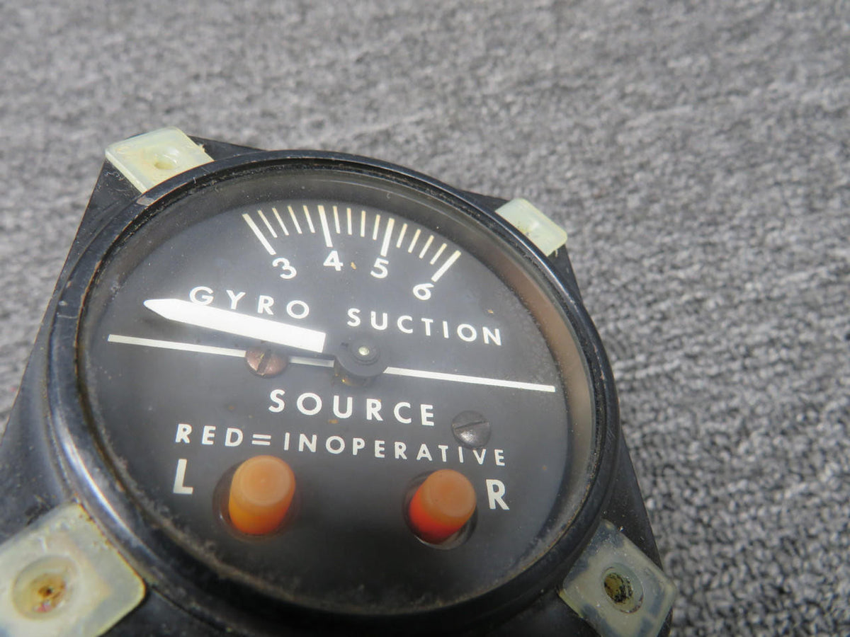 Airborne 1G5-4 Airborne Gyro Suction Indicator (Cloudy Face)