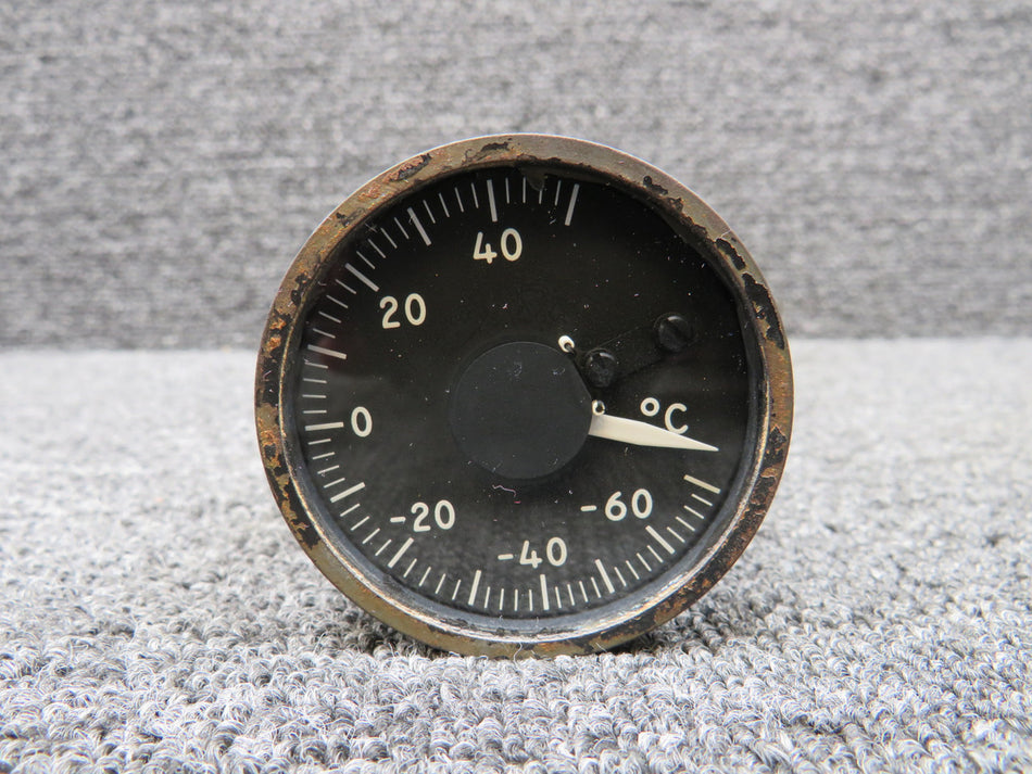 162B2E (Alt: S-215-2) Lewis Engineering Temperature Indicator (Worn Face) (28V)