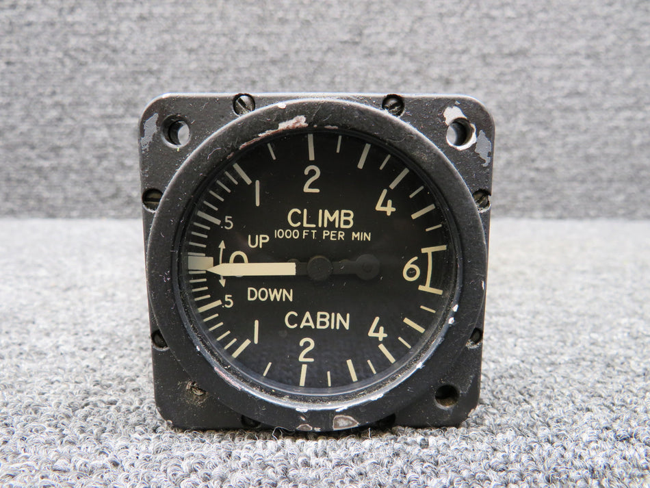 RCM60AC Aerosonic Corp. Rate of Climb Indicator (Worn Face)