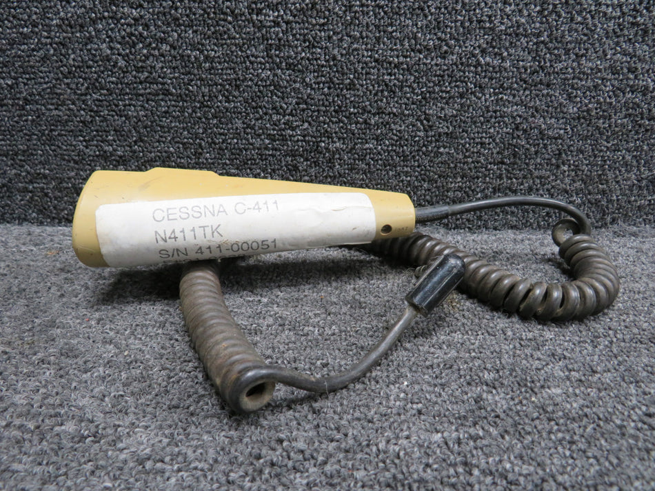 Cessna 411 Handheld Microphone (Tan) (No Data Plate)