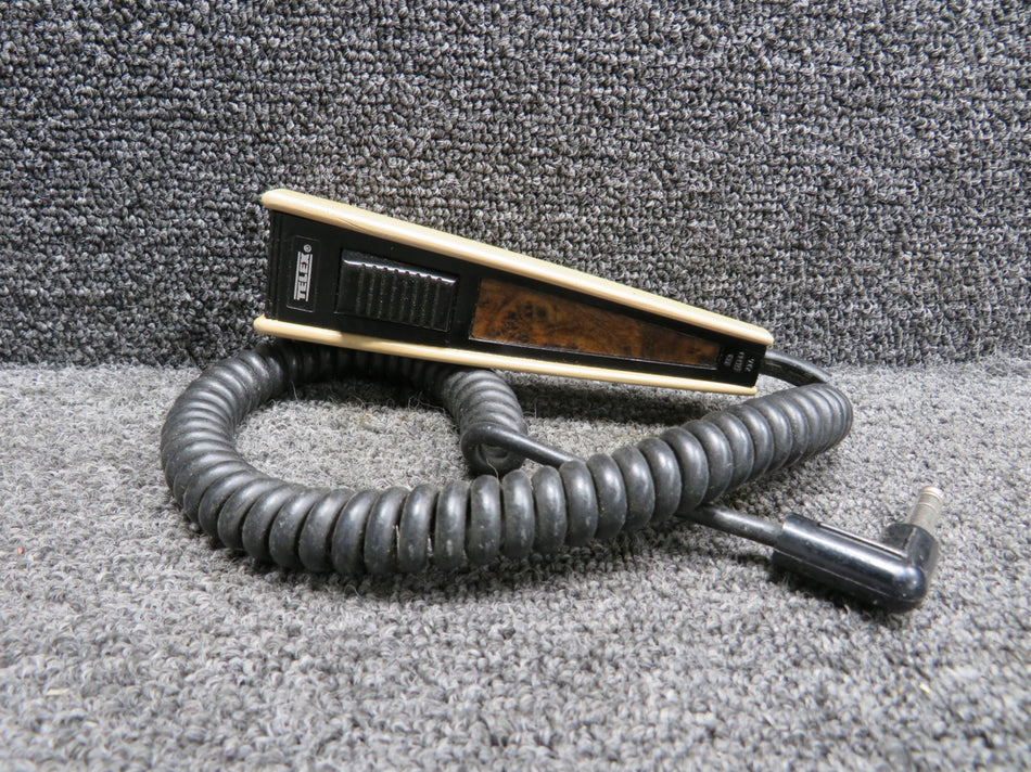 Telex Handheld Microphone (Tan) (Broken Top) (No Data Plate)