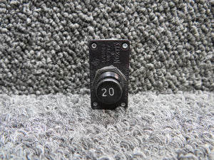 7271-8-20 Klixon Push Breaker Switch (Amps: 20)