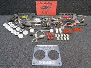 Beechcraft 58 Goodie Bag (Switches, Placards, Wiring, Brackets, etc)