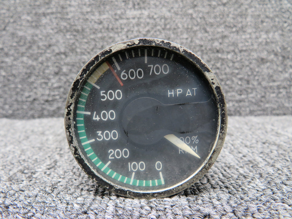 Edison Pressure Indicator (Worn Paint, Cloudy Face) (Volts: 26)