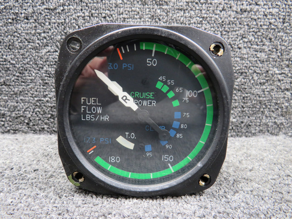 6221 (Alt: C662020-0108) United Instruments Fuel Flow Indicator (Code: G.39)