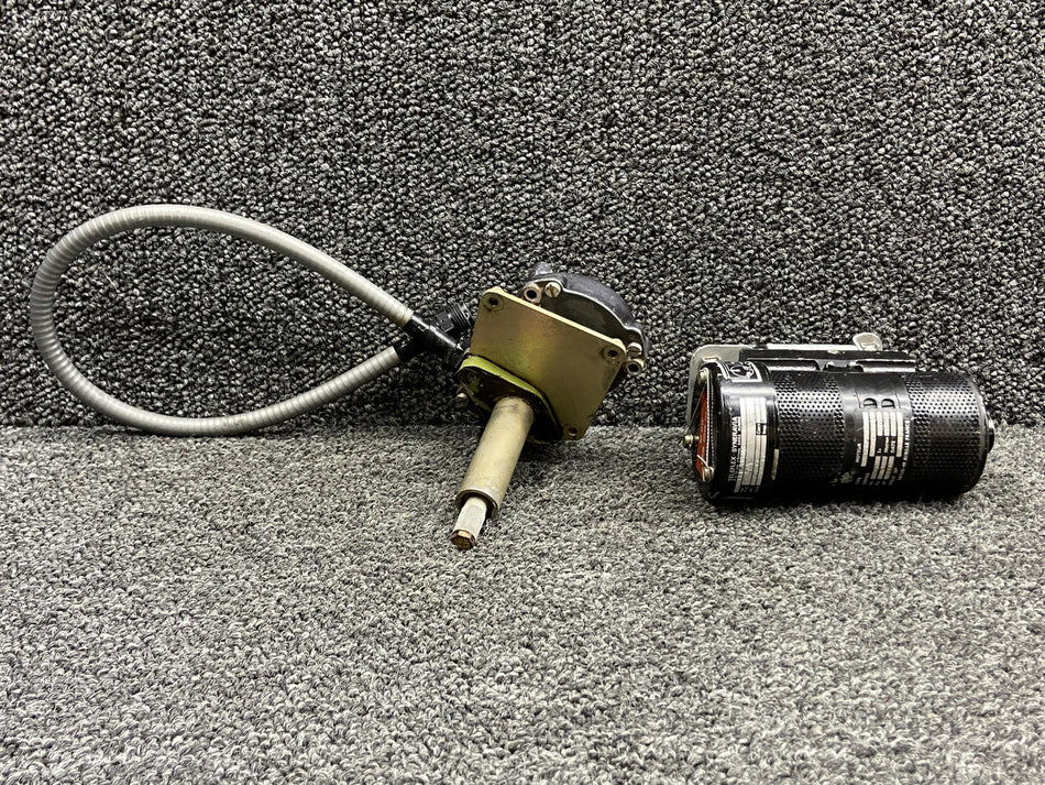 4073092, 4020279 Teleflex Windshield Wiper Motor w Gearbox & Driveshaft