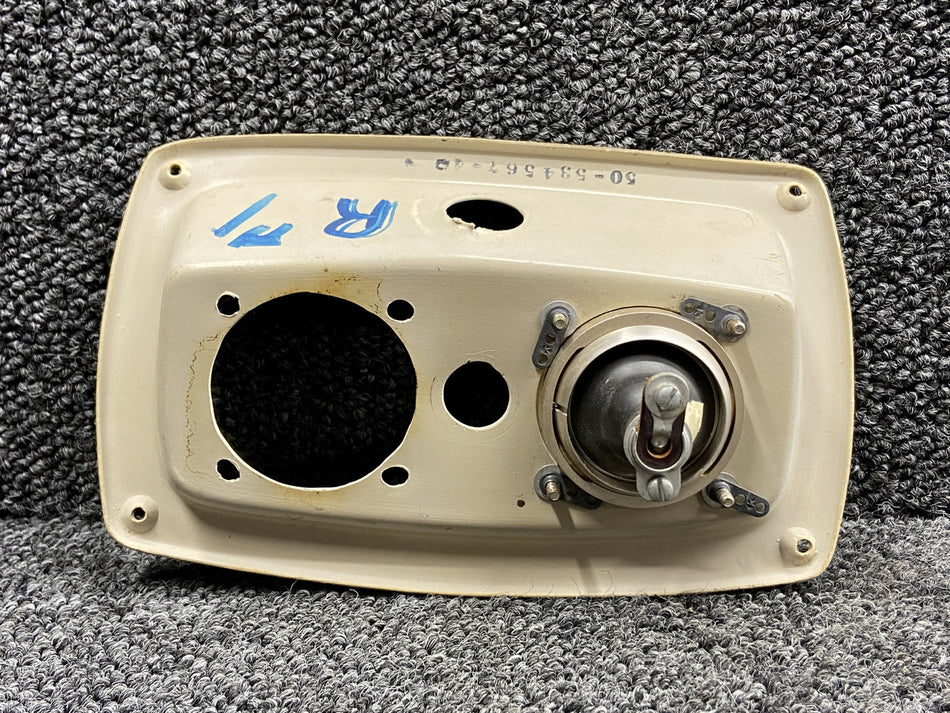 50-534567-4 Beechcraft Overhead Outlet Panel with Light