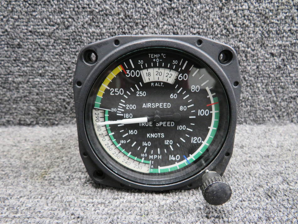 SA-45-1RB United Instruments True Airspeed Indicator (Code B.189) (Loose Glass)