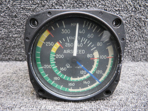 8030-B93 United Instruments Airspeed Indicator (Worn Face and Casing)