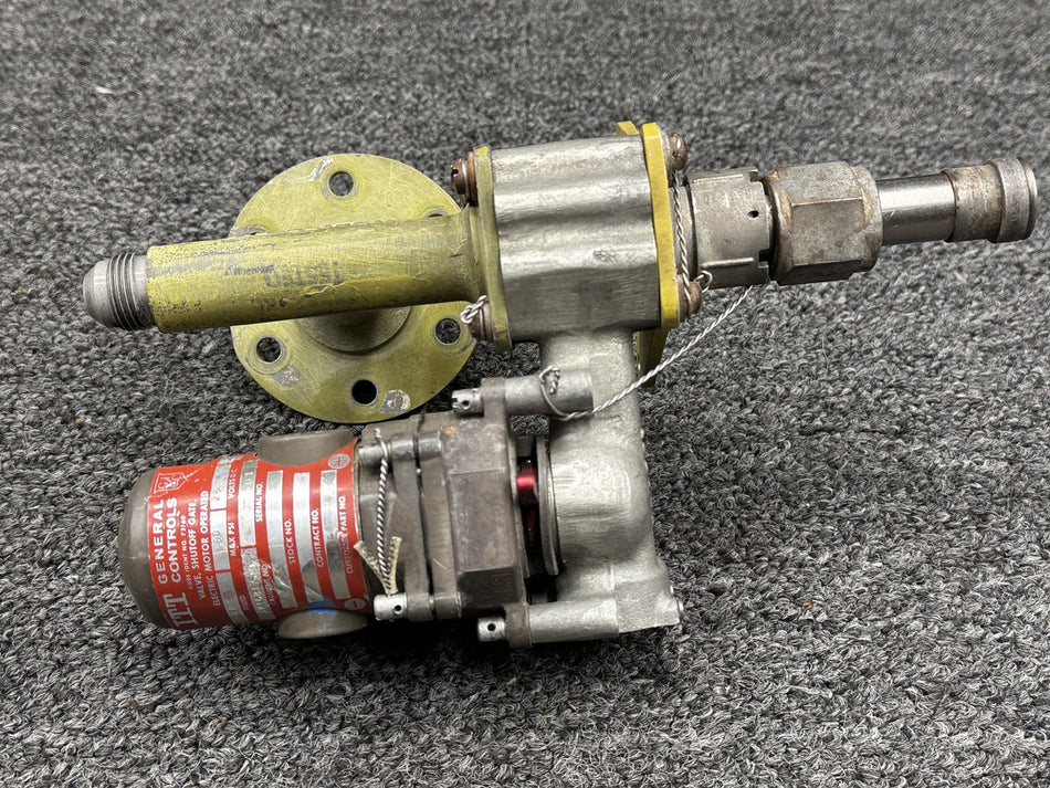 115-921027-5, AY16B1700B Beechcraft 200 Crossfeed Tube w Shut Off Valve