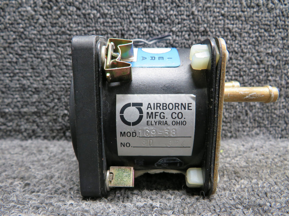 1G9-38 (Alt: 58-380017-3) Airborne Suction Indicator, Lighted