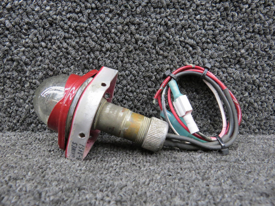 A-2064-A-3 (Alt: C622001-0401) Grimes Rudder Light Assy w Lens & Retainer