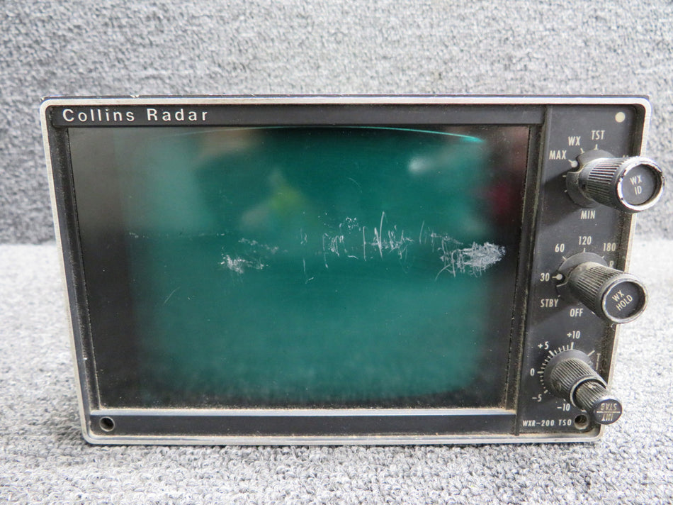 622-2892-001 Collins IND-200 Radar Indicator w Mods & Green Repairable Tag (Core)