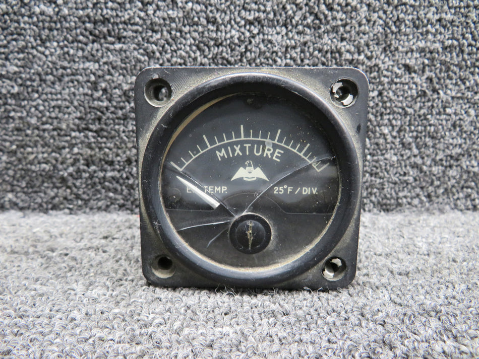 MCI-105B Alcor Mixture Indicator (Cracked and Cloudy Glass)