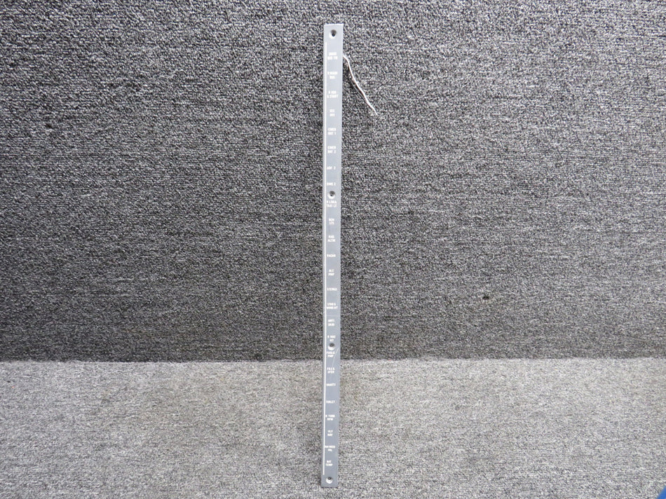 6608216-4 Learjet Copilot Nameplate