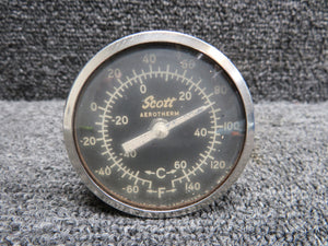 1585-5-41 Scott Aerotherm Outside Air Temperature Indicator (Faded Face)