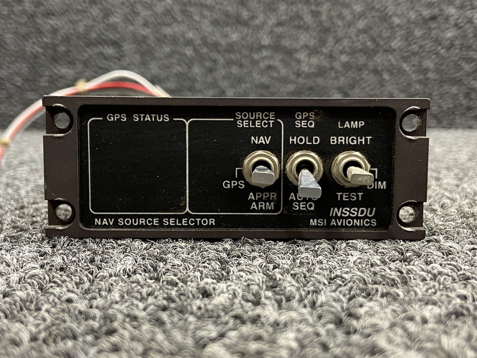 97-10335A MSI Avionics Integrated Navigation Source Selector & Display (28V)