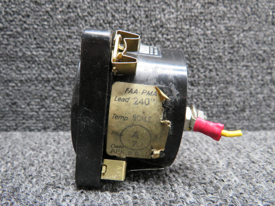 Alcor Exhaust Gas Temperature Indicator with Red Needle (Partial Data Plate)